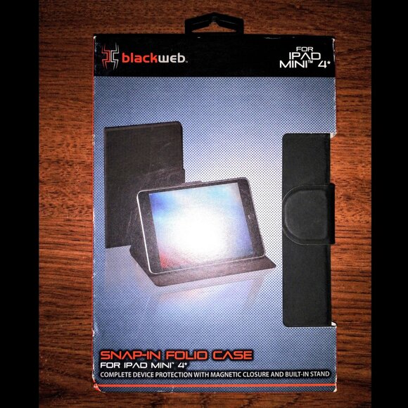 Blackweb iPad Mini 4 and 5th Gen Magnetic Folio Tablet Case - Picture 3 of 9